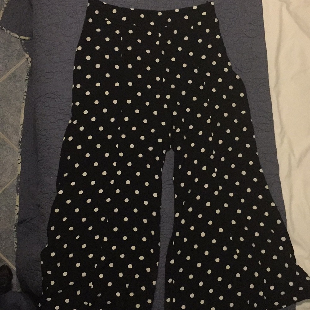 Anthropologie Maeve Canna Crop Wide Leg Pants